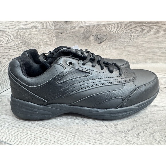 Tredsafe Other - Treadsafe Dustin Non Slip Shoes Men's 9.5 Wide Black Leather Performance Sneaker